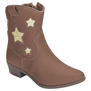 Bota Infantil Texana Menina Kidy 312-0013 Canela