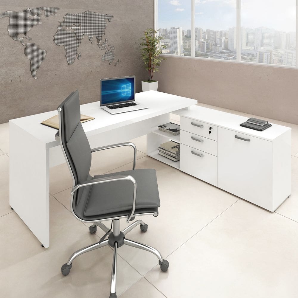 Mesa para Escritório, Clínica ou Consultório 1,70 - Branca