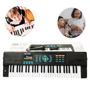 Teclado Musical Iniciantes 54 Teclas Com Microfone Music