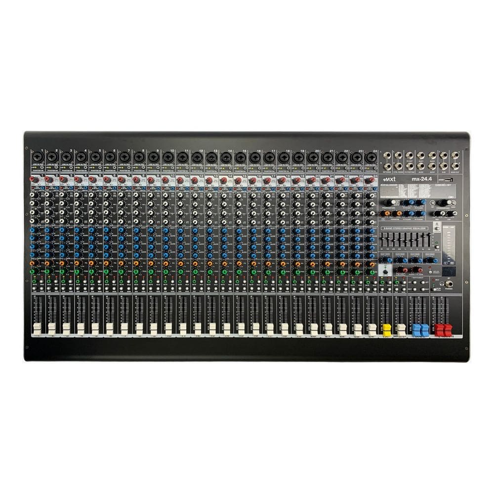 Mesa De Som Mxt De 24 Canais Combo Mx-24.4 C/ Bluetooth E Efeitos