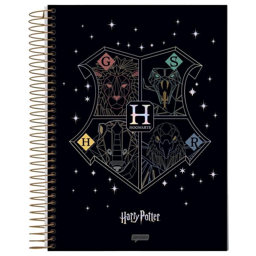 Caderno Univ 10 Matéria 160Fl Harry Potter Premium 1 Jandaia