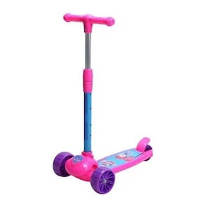 Patinete Infantil 3 Rodas Com Luz Cute Unitoys 1462 - Rosa