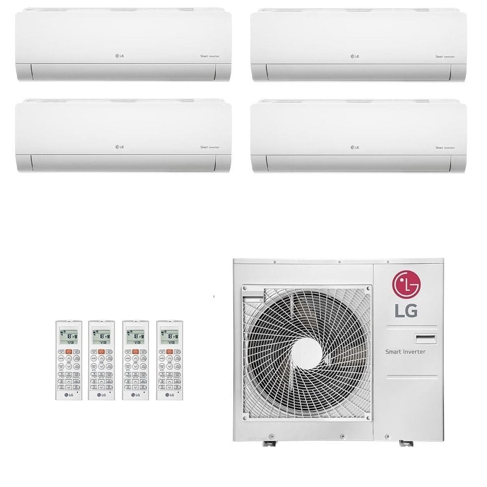 Ar-Condicionado Multi Split Inverter LG 30.000 (3x Evap HW 9.000 + 1x Evap HW 18.000) Quente/Frio 220V