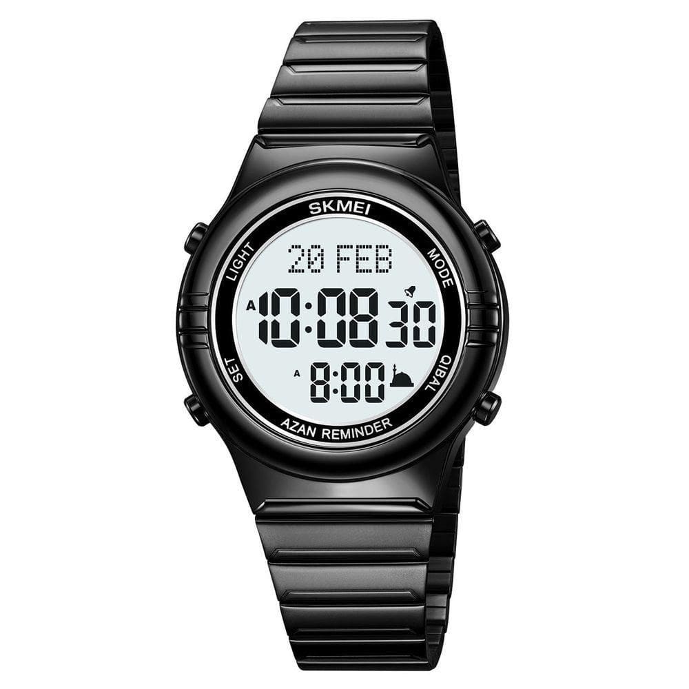 Relógio Digital Masculino Fashion Da Skmei Com Cronômetro Função De Data Resistência À Água Preto
