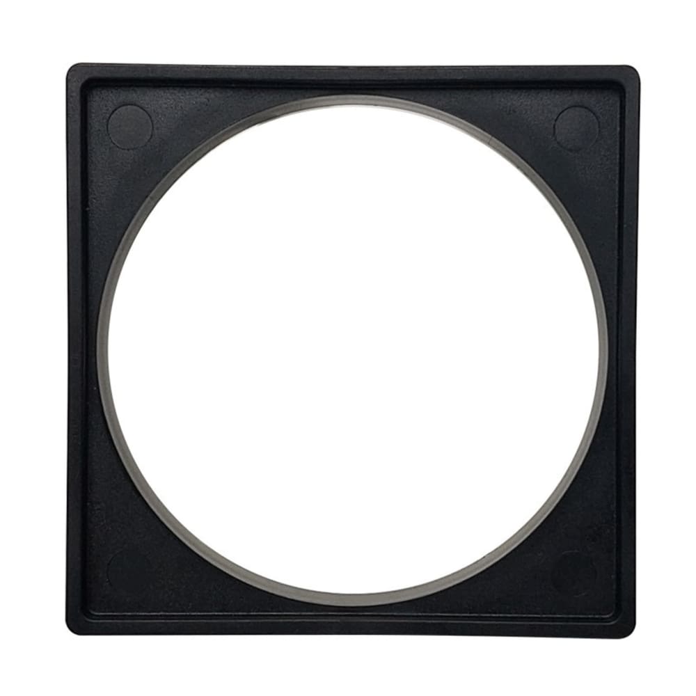 PORTA GRELHA 10x10 ABS PRETO PARA RALO QUADRADO CAIXILHO BOX CAIXA SIFONADA