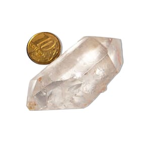 BiTerminado Quartzo Cristal Natural Retificado 60 a 70mm 75g