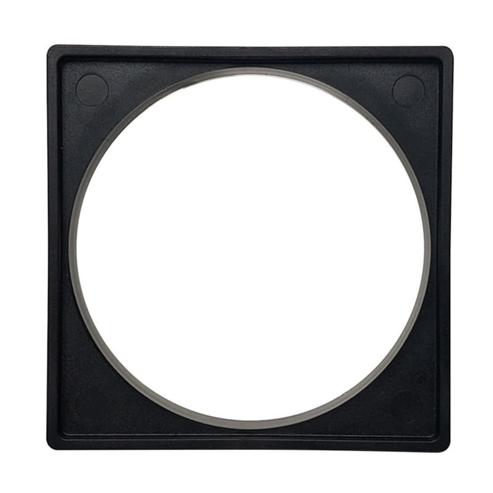 PORTA GRELHA 15x15 ABS PRETO PARA RALO QUADRADO CAIXILHO BOX CAIXA SIFONADA