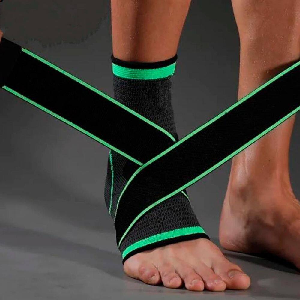 Tornozeleira Fitness Compressão Confortável Para Academia