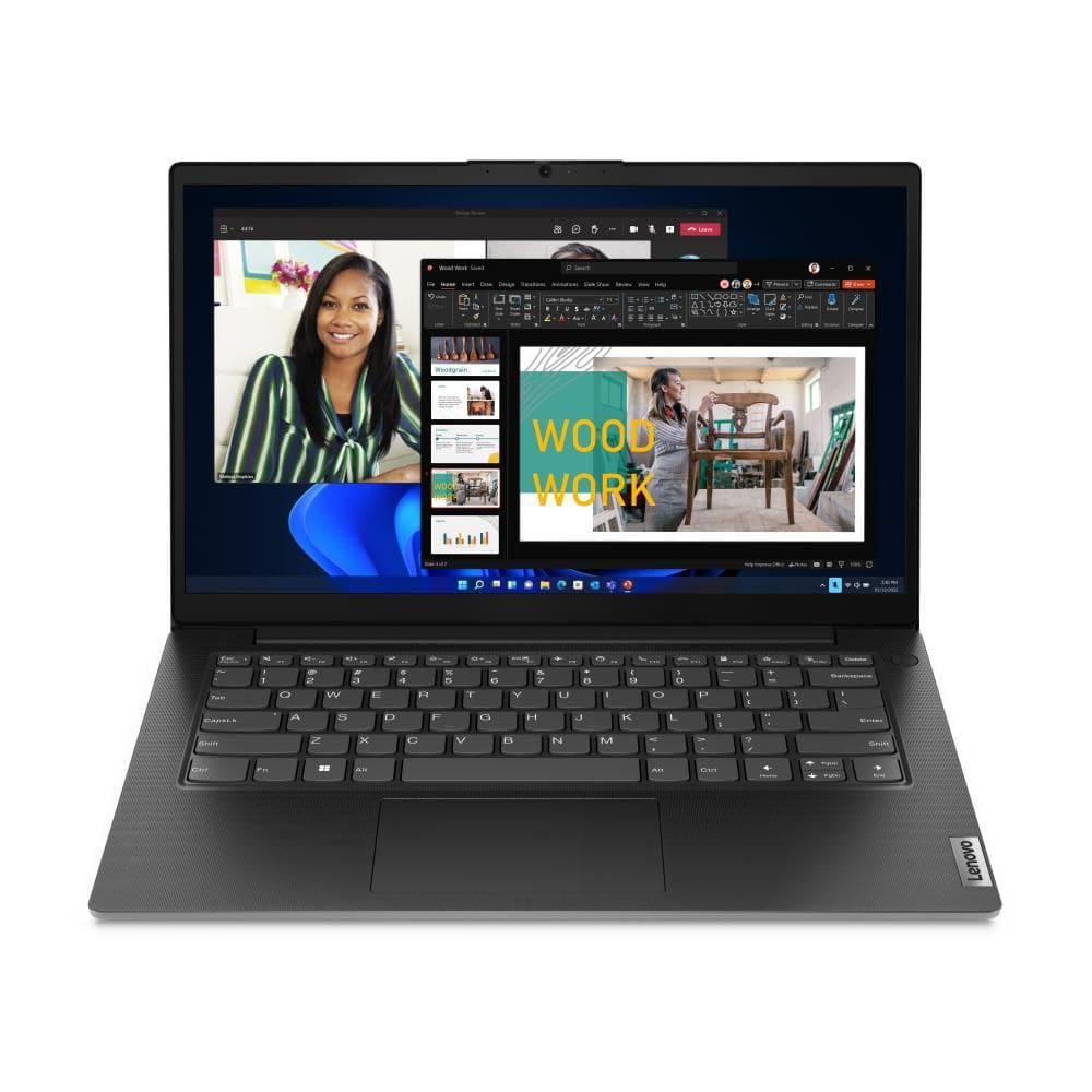 Notebook Lenovo V14 G4 AMN AMD Ryzen 3 7320U 8GB 256GB SSD DOS 14" - 83GE000CBR Preto