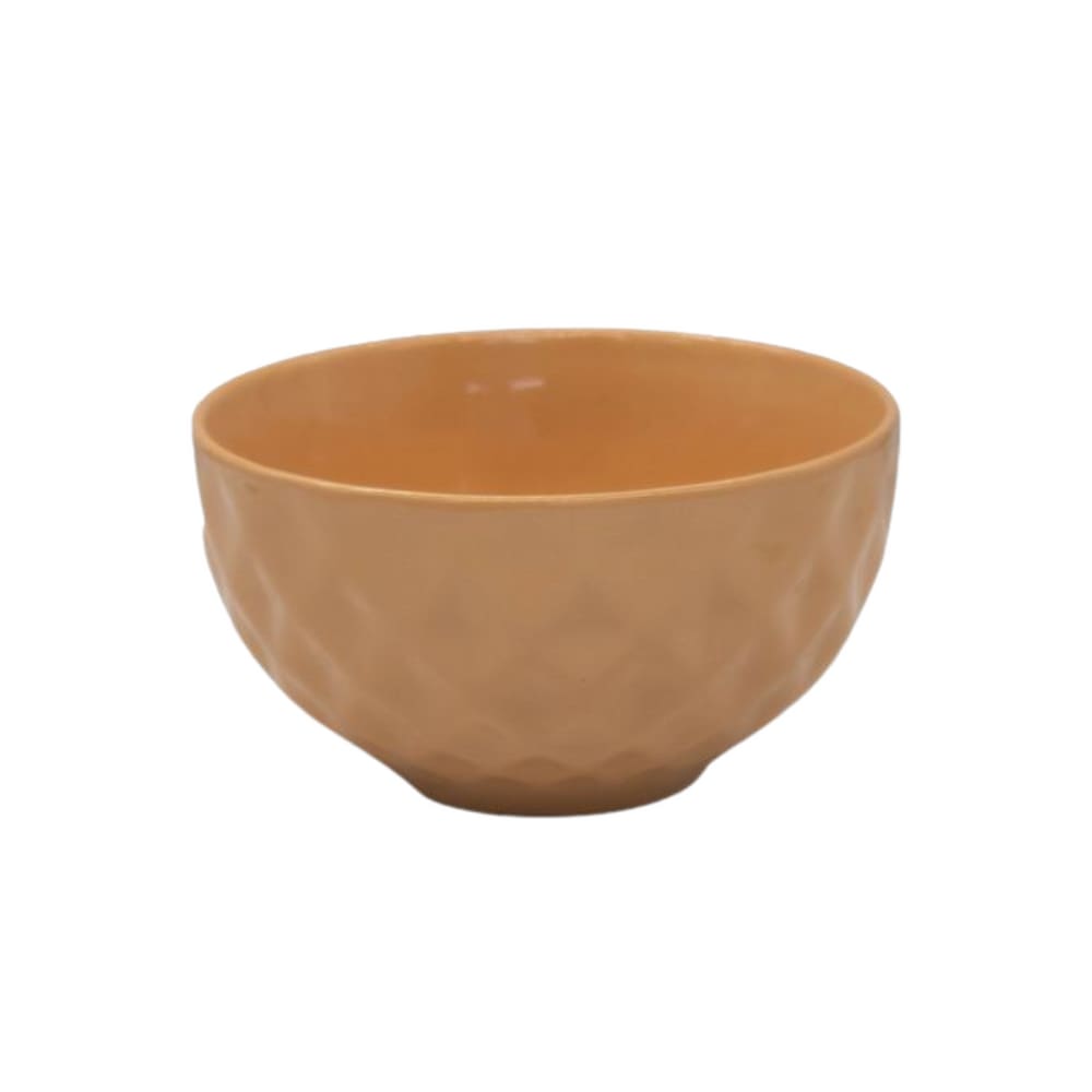 Bowl 500Ml Diamond Ceramica  Marrom Claro