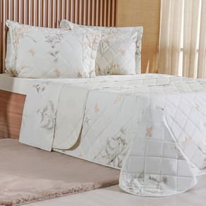 Jogo de Cama Casal 3 Pçs 200 Fios 100% Algodão 140x190x30cm