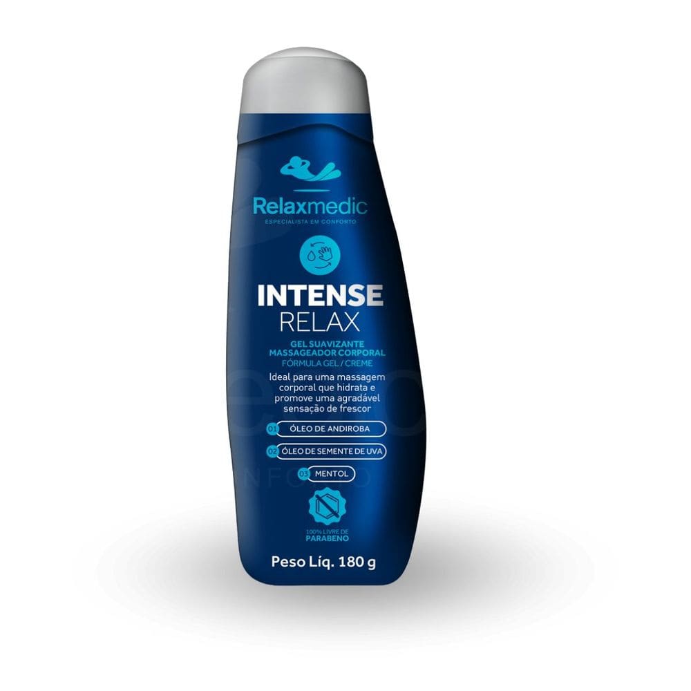 Creme Gel de Massagem relaxante Intense Relax