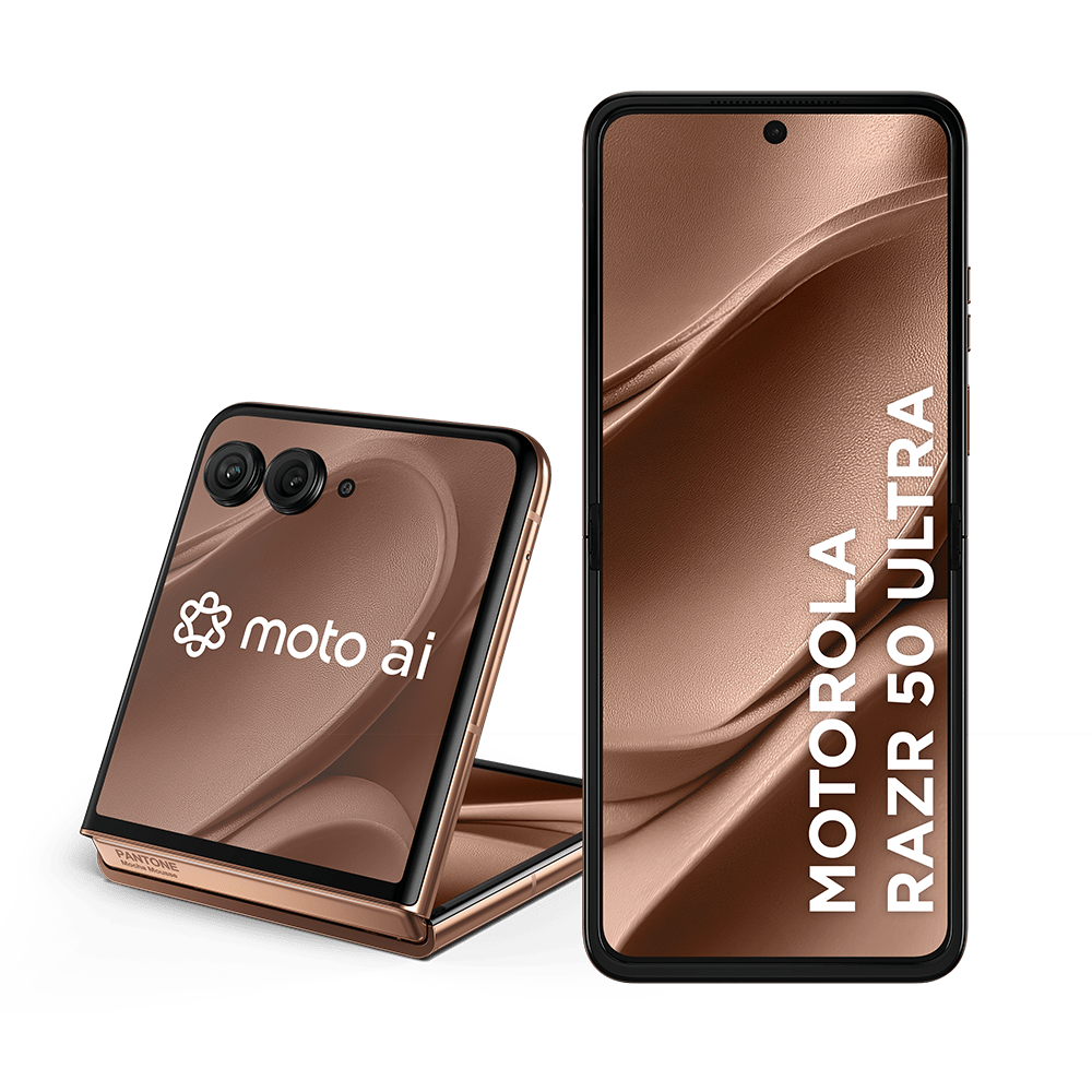 Smartphone Motorola Razr 50 Ultra - 512GB 24GB (12GB RAM+12GB Ram Boost) Tela dobrável 6,9” pOLED e externa 4” Moto AI camera IPX8