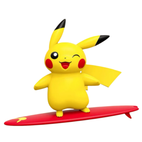 Enfeites de brinquedo SANMU Pokémon Pikachu Surfing Cute