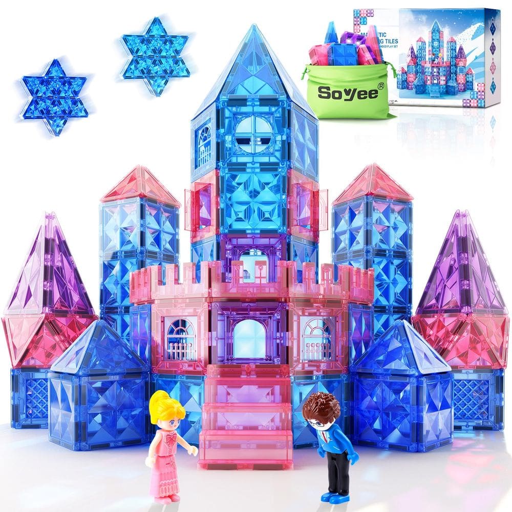 Blocos de construção magnéticos Soyee Diamond Frozen Princess