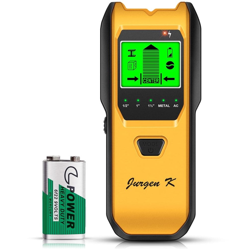 Scanner de parede Stud Finder Jurgen K 5 em 1 multifuncional