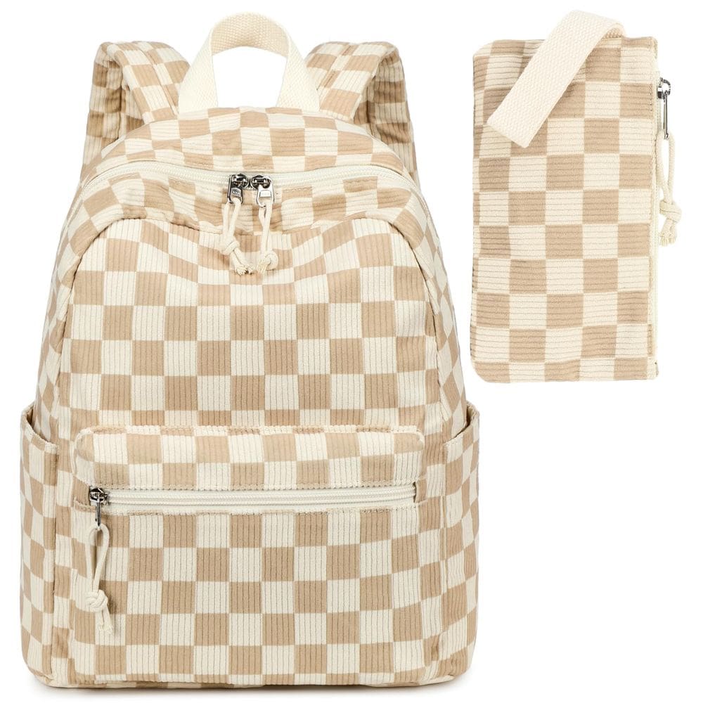 Mochila LEDAOU Mini mochila em veludo cotelê para mulheres