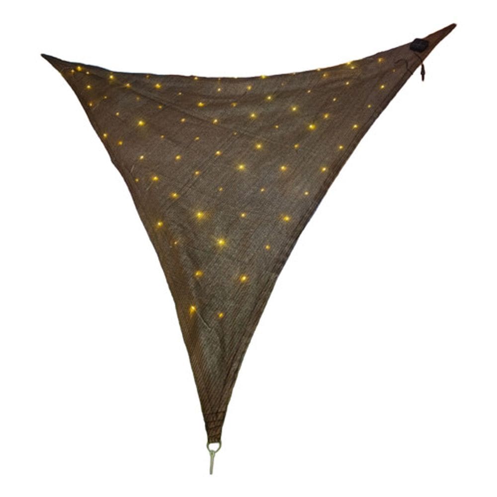 Toldo Tenda Sombra Vela Com Iluminacao Solar Em Led 2x2x2