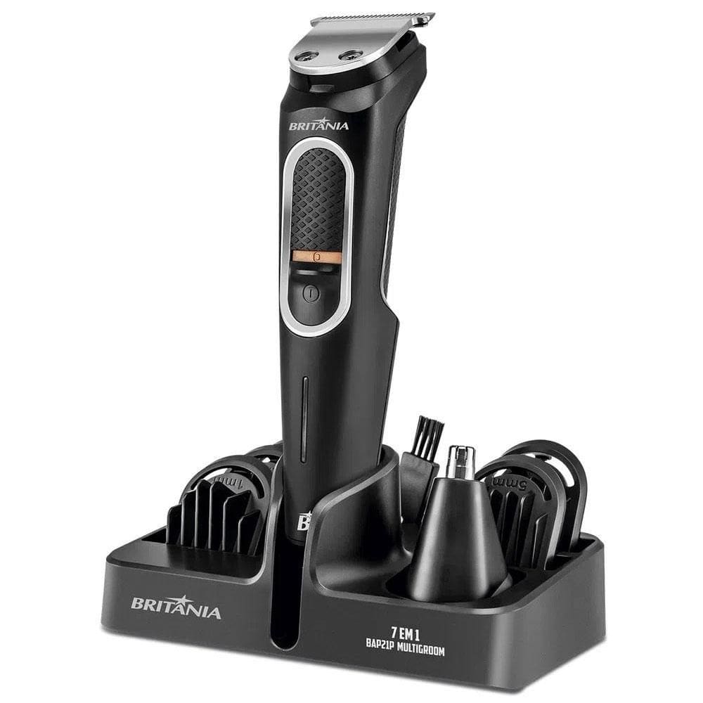 Aparador de Pelos Britânia BAP21P, 7 em 1, Bivolt