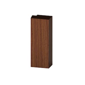 Acabamento Painel Ripado de Poliestireno 3,2cm X 21mm X 2,85cm Wide Canis - caixa com 11,4 m - Marrom