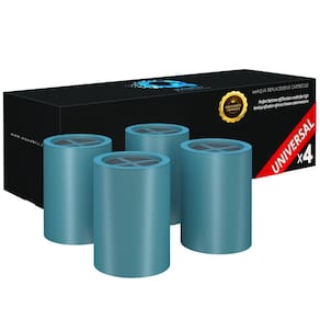 Filtro de chuveiro WEAQUA Heavy Duty NO BS 99% Removal, pacote com 4