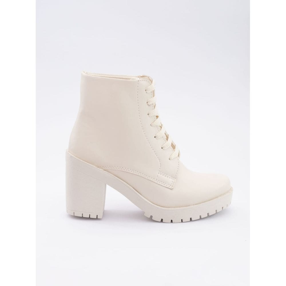 Bota Feminina com Salto Confortável Linda Branco Barato Luxo