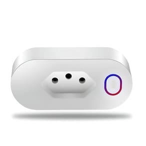 Tomada Inteligente 10a Bivolt Compatível Com Controle De Voz Casa Inteligente Alexa E Google Home