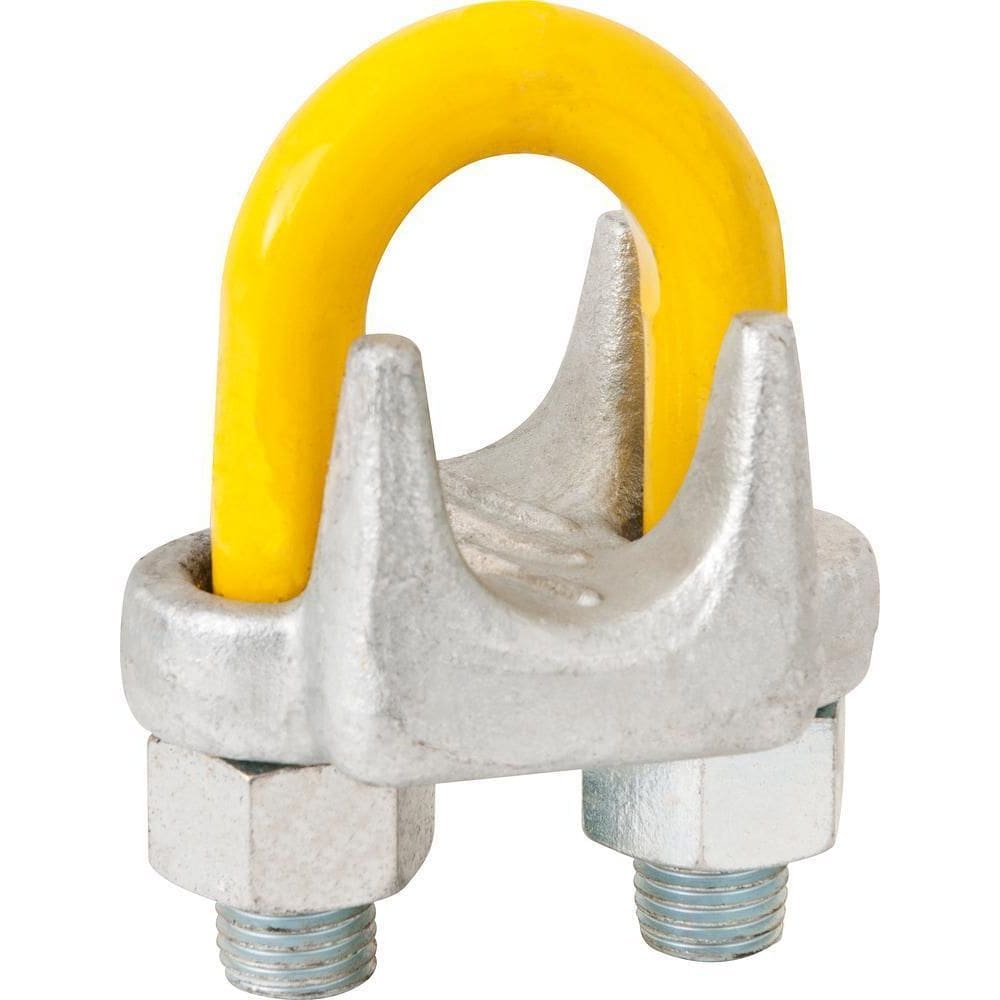 Clips Para Cabo De Aço 1/4 Pesado Galvanizado - Vonder Plus