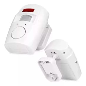 Alarme Sem Fio Residencial Sensor Sirene E 2 Controles