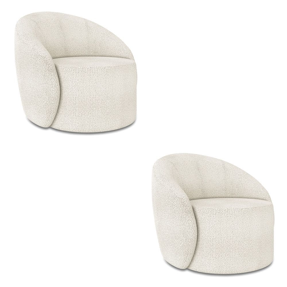 Poltrona Orgânica Kit 2 Lua Bouclê D03 - D`Rossi