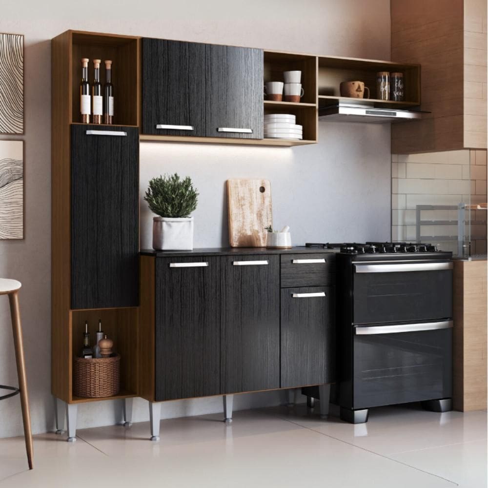 Armário de Cozinha Compacta Smart Multimóveis MP2251