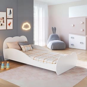 Cama de Solteiro para Colchão 88x188cm 100% MDF Multimóveis MP4351