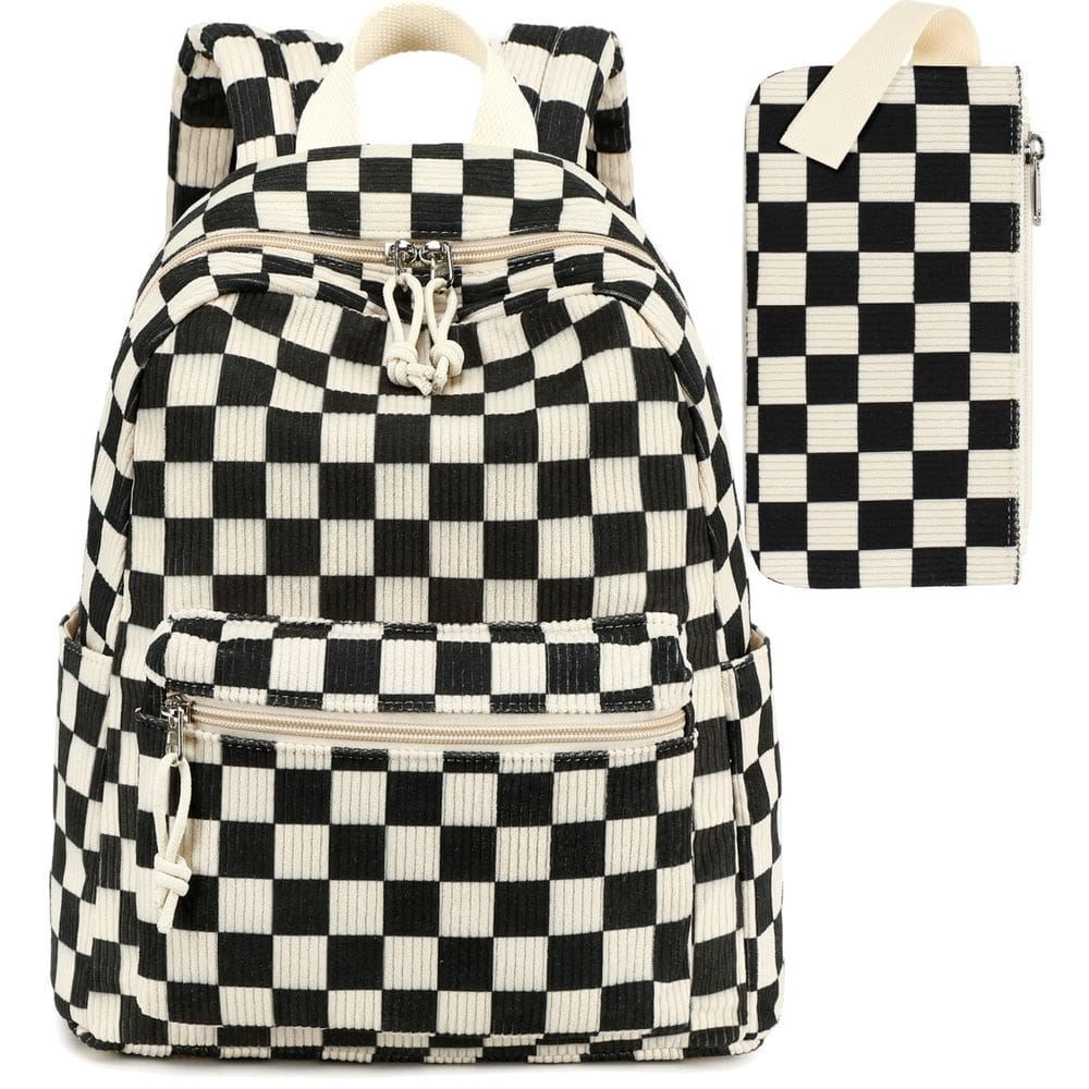 Mochila LEDAOU Mini mochila em veludo cotelê para mulheres