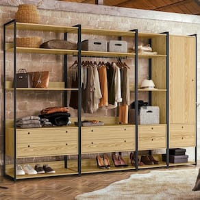 Closet Industrial 1 Porta 8 Gavetas Pinus 17516 - Olivar Móveis
