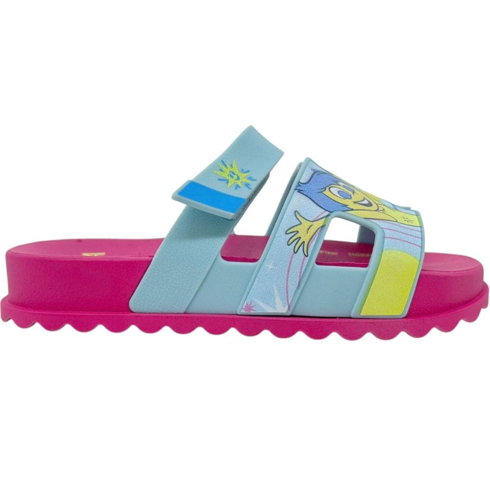 Chinelo Infantil Menina Birken Slide Casual Dia a Dia Passeio Escola Disney Grendene Kids 23296