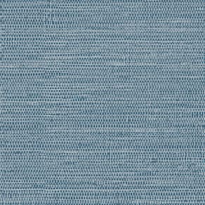 Papel de parede JiffDiff Grasscloth Peel and Stick Blue Cream