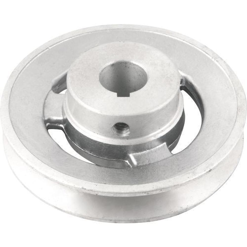 Polia Alumínio 1 Canal Perfil A 100Mm Com Furo 19Mm - Vonder