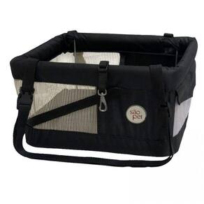 Bolsa de Transporte São Pet Safety para Cães e Gatos Preta