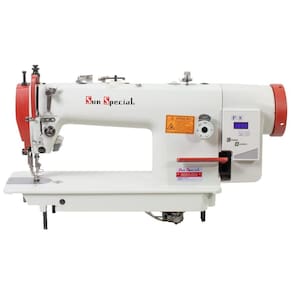 Máquina Costura Industrial Reta Transporte Duplo SS0303D-H-12CX-QI 12MM - Sun Special