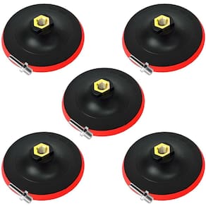 Suporte Borracha Disco De Lixa 115Mm Com Adaptador 10 Un