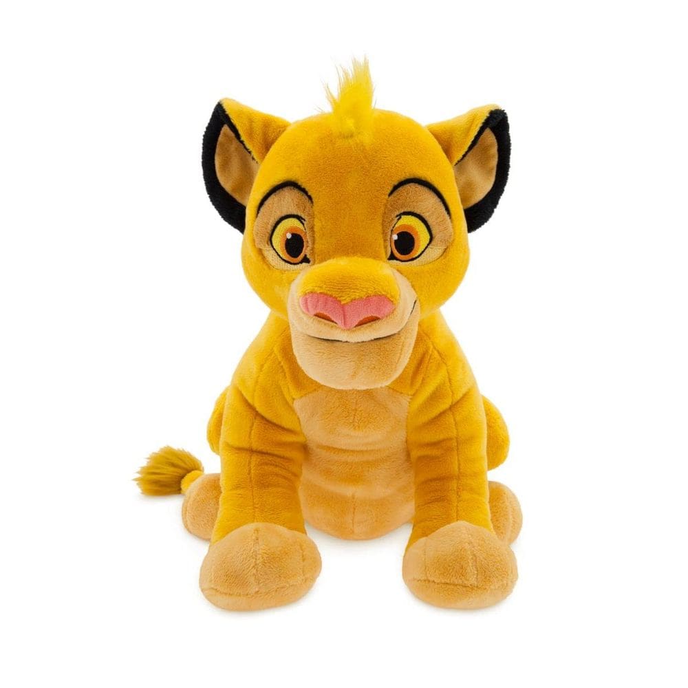 Brinquedo de pelúcia Disney Store Simba Lion King para crianças 33cm