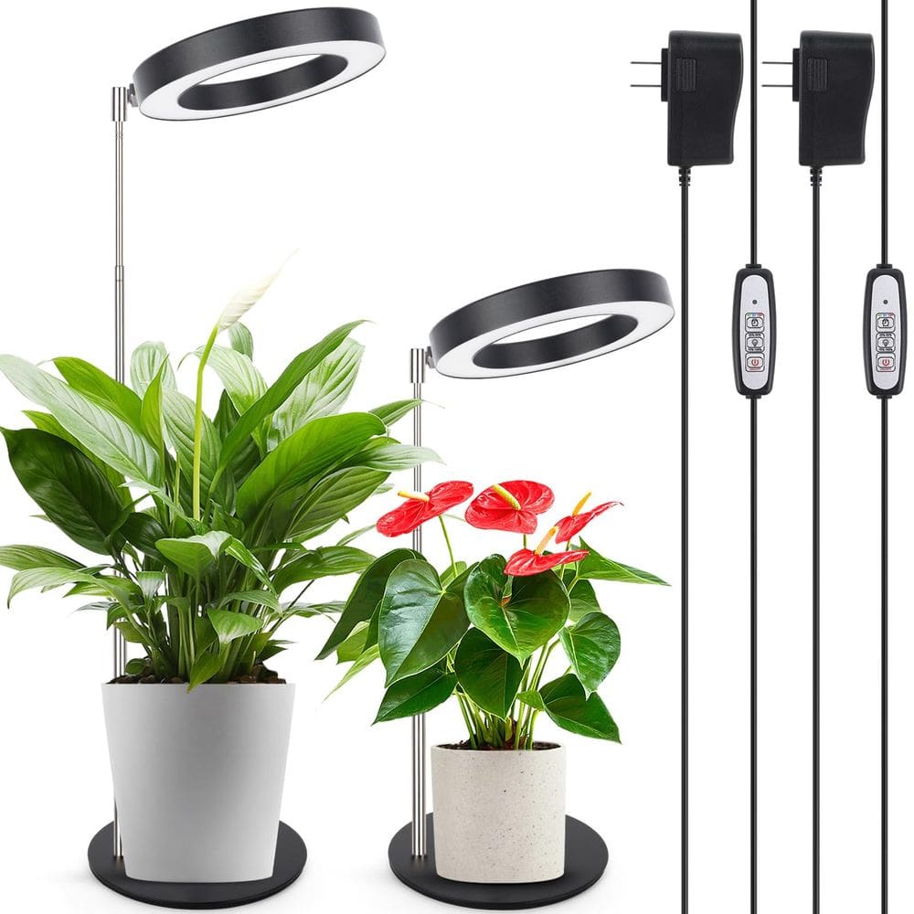 Luz de cultivo LED LORDEM para plantas de interior com temporizador e regulável
