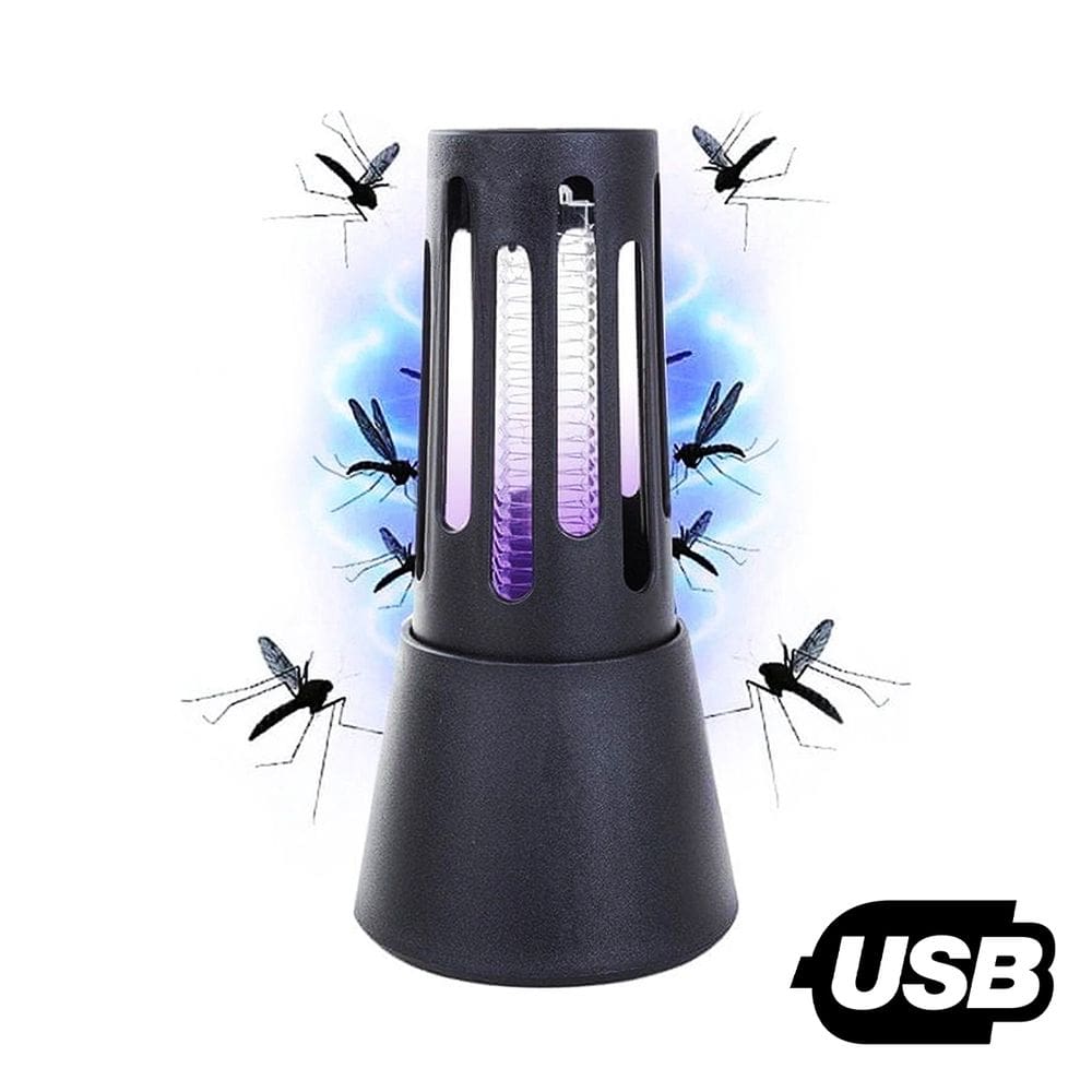 Abajur Armadilha LED USB Mata Mosquito Pernilongo e Insetos