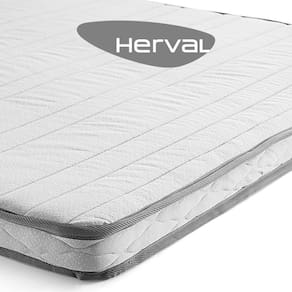 Pillow Top King Herval Confort, 8x193x203 cm, Elástico