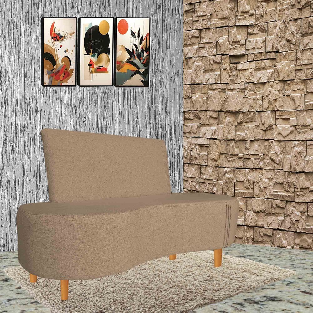 Poltrona Feijão Organico Pes Palito 140 Capuccino