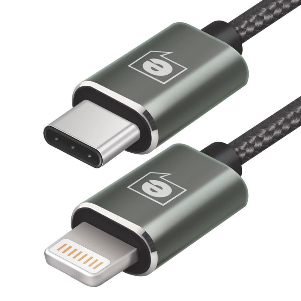 Cabo USB Tipo-C Para Lightining 1.5M Easy Mobile Cinza