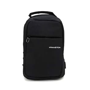 Mini Mochila Transversal Com Saída Usb - Cinza
