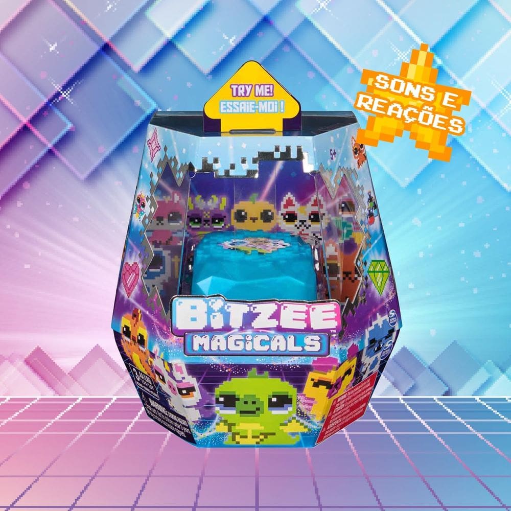 Pet Magico Virtual Interatizo Bitzee Magicals Mascote Eletrônico - Sunny