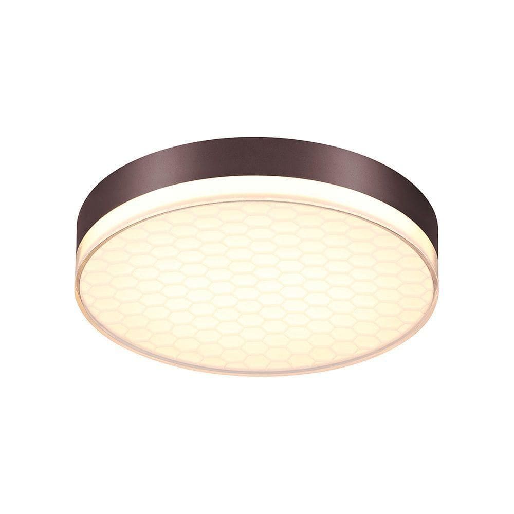 Plafon Sindora Dcx01190 Led Bivolt Marrom
