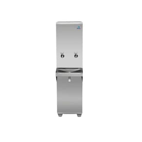 Bebedouro de Coluna Industrial 2 Torneiras 25 Litros Frisbel RAO Inox 220V